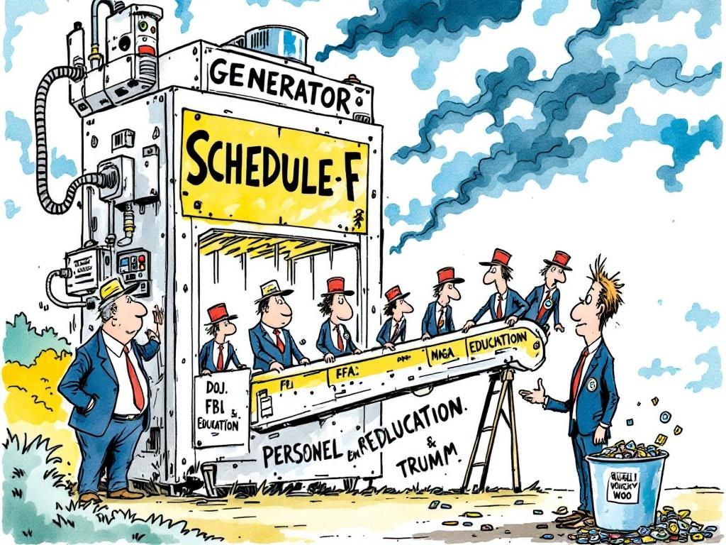 The Schedule F machine replacing career civil servants with MAGA loyalists
