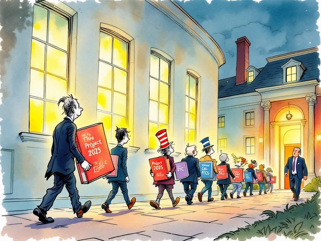 Project 2025 authors marching into their appointed government positions with their own chapters